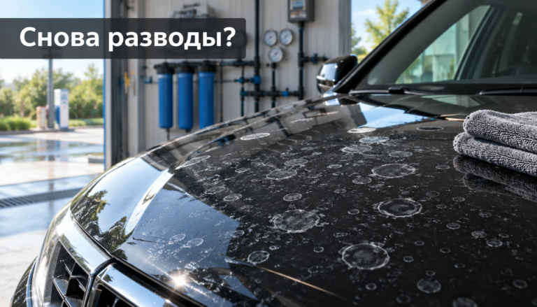 Жесткая вода из скважины в Ногинском районе для автомойки