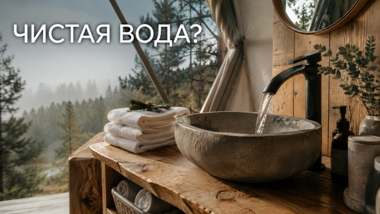 Вода — это невидимый сотрудник вашего глэмпинга. И он либо работает, либо саботирует