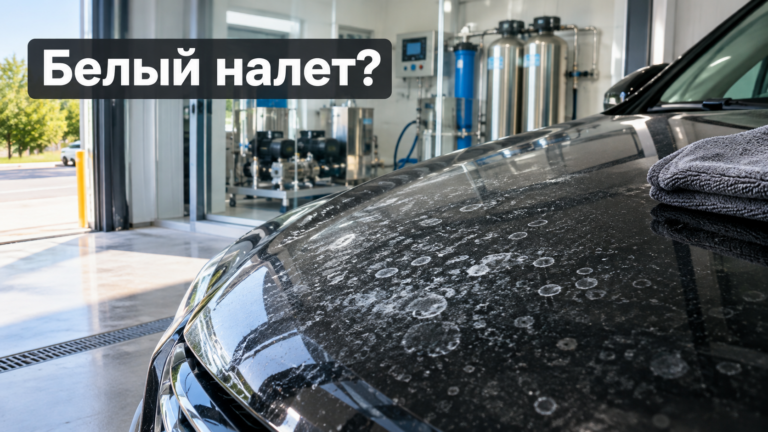 Очистка воды для автомойки в Одинцовском районе: мойка без пятен