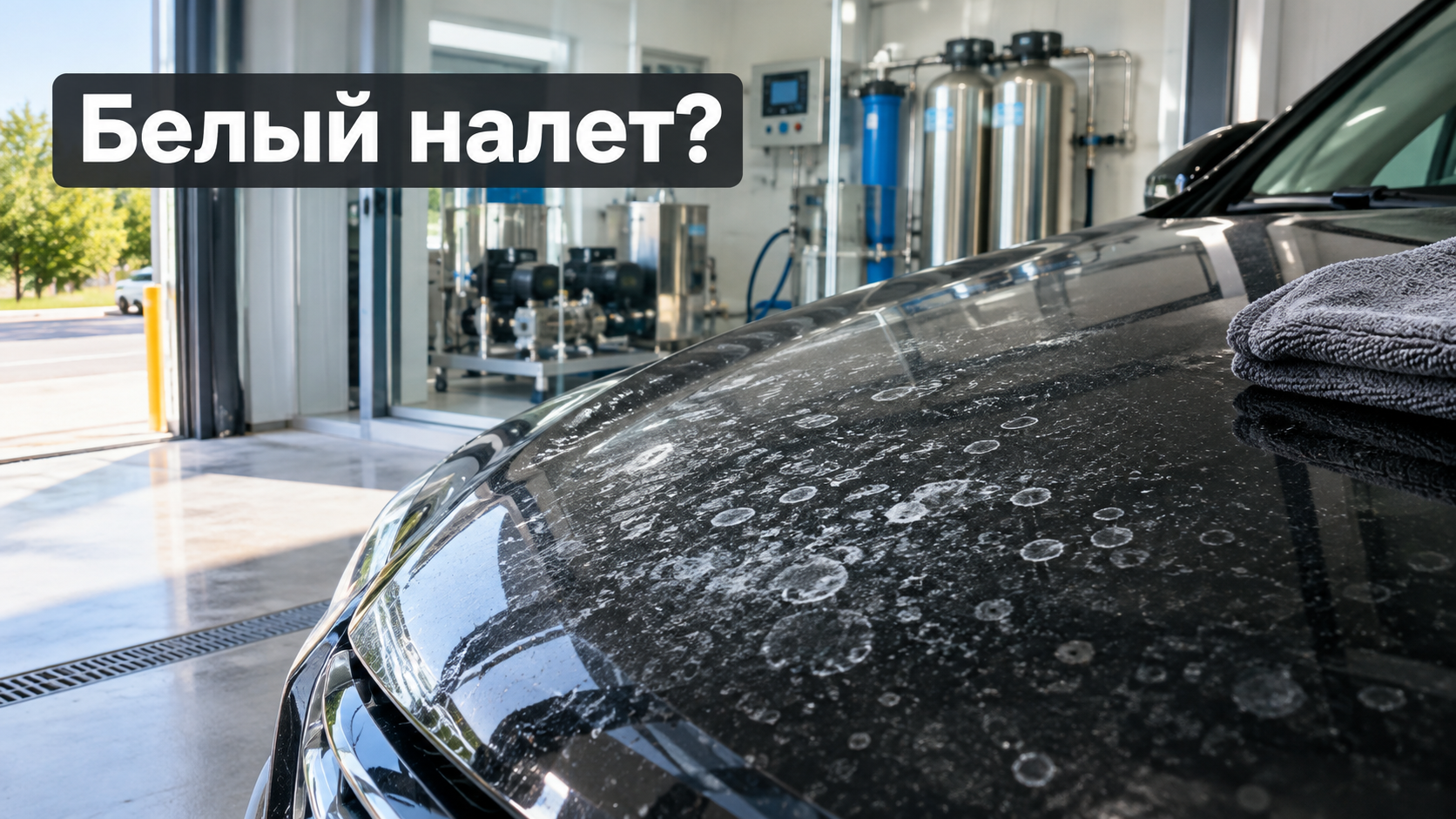 Очистка воды для автомойки в Одинцовском районе: мойка без пятен