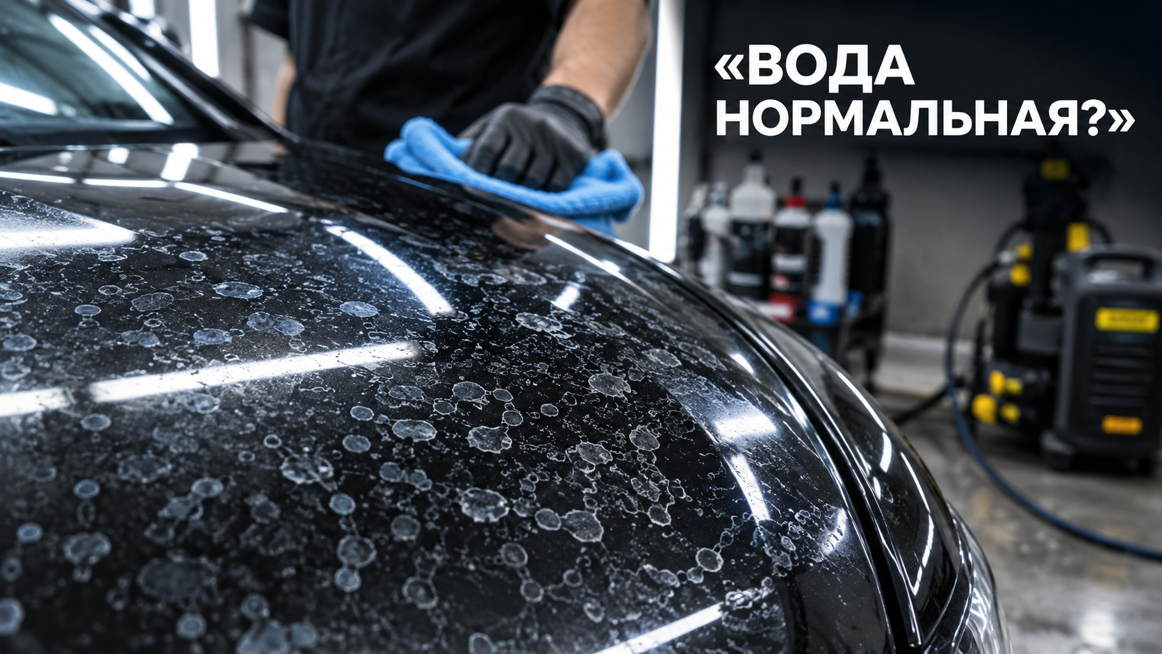 Хозяин скважины говорит «вода нормальная», а вы оттираете её с каждой машины